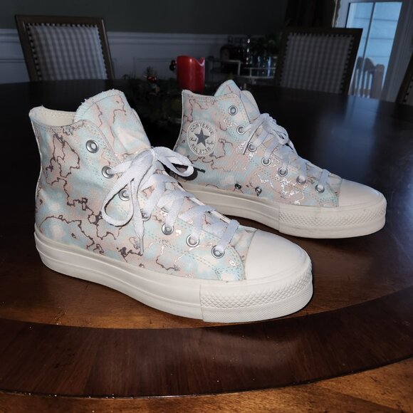 Converse Chuck Taylor Lift Platform 'Marble', Women's 9.5 - Picture 3 of 10